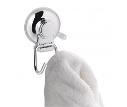 КРЮЧОК ДВОЙНОЙ GEDY HOT, ВАКУУМНОЕ КРЕПЛЕНИЕ, ХРОМ