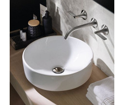 LAVOAR PE BLAT GEBERIT VARIFORM, ROTUND, D 40 cm, FARA PREAPLIN, ALB