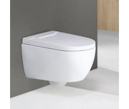 УМНЫЙ ПОДВЕСНОЙ УНИТАЗ GEBERIT AQUACLEAN ALBA, БЕЛЫЙ 37.5x40.5x56.5 cm