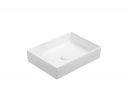 LAVOAR PE BLAT EVOLUTION PATRAT, ALB, 51x37x11cm