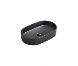 УМЫВАЛЬНИК EVOLUTION НА СТОЛЕШНИЦУ, ОВАЛЬНЫЙ, 60x38x12.2cm ЧЕРНЫЙ