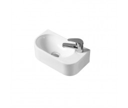 LAVOAR DE BAIE EVOLUTION, CU ORIFICIU DREAPTA, ALB, 41x22.5x11cm