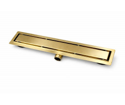 RIGOLA DUS FORTUNA, REVERSIBILA, INOX 1,2mm, 50 L/min, 60 cm, CLAPETA ANTIMIROS, GOLDEN BRUSH