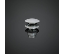 ДОННЫЙ КЛАПАН RAK-DUO CLICK CLACK, МАТТОВЫЙ БЕЛЫЙ