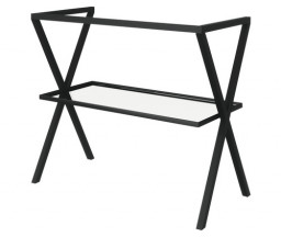 МЕТАЛЛИЧЕСКАЯ ОПОРА LINEA , ЧЕРНАЯ 60CM