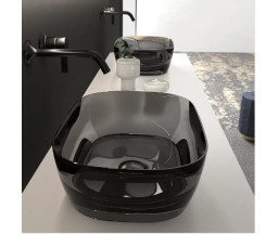 LAVOAR KRONER TREASURE NEGRU, TRANSPARENT, PE BLAT, L.49.5x34x16 CM