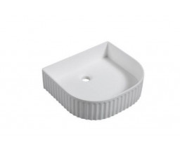 УМЫВАЛЬНИК KRONER, OVATION НА СТОЛЕЩНИЦУ, БЕЗ ОТВЕРСТИЯ ДЛЯ СМЕСИТЕЛЯ, 41.5X36.5X13CM