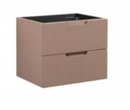 МЕБЕЛЬ ДЛЯ УМЫВАЛЬНИКА KRONER RONA, ПОДВЕСНАЯ, МДФ, МАТОВЫЙ РОЗОВЫЙ, 59,2x47,4x50 cm