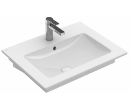 LAVOAR CERAMIC VILLEROY & BOCH VENTICELLO, CU ORIFICIU PENTRU BATERIE SI PREAPLIN, 65x50 cm