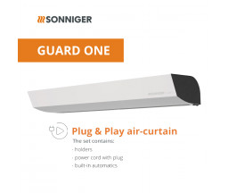 PERDEA DE AER CALD GUARD ONE 100E, CU REZISTENTA ELECTRICA 3 kW, L=1.1m