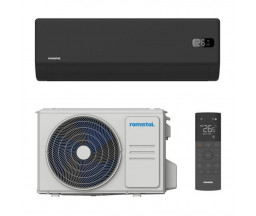 APARAT AER CONDITIONAT ROMSTAL ECOVENT 1000 WI-FI, NEGRU MAT, R32, 12000 BTU, A+++/A++