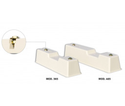 SUPORT ORIZONTAL TECNOSYSTEMI PITAGORA, H 80mm, L 465mm (SET 2 BUCATI)