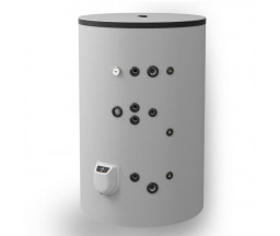 BOILER CU 2 SERPENTINE SI REZISTENTA ELECTRICA, VISION 750 L, 12 kW
