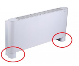 SET PICIOARE PENTRU VENTILOCONVECTOR PARDOSEALA MIDEA MKH-2