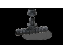 TEU CU CONECTOR TUB PICURARE BARBED D.16x20x16 mm