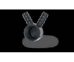 CAP DISTRIBUITOR TUB PICURARE BARBED CU 2 CAI D.16x1"