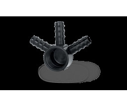 CAP DISTRIBUITOR TUB PICURARE BARBED CU 3 CAI D.16x1"