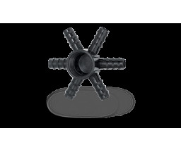 CAP DISTRIBUITOR TUB PICURARE BARBED CU 6 CAI D.20x1"