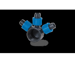 CAP DISTRIBUITOR TUB PICURARE DRIPLINE CU 3 CAI D.16x1"