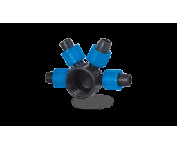 CAP DISTRIBUITOR TUB PICURARE DRIPLINE CU 4 CAI D.20x1"