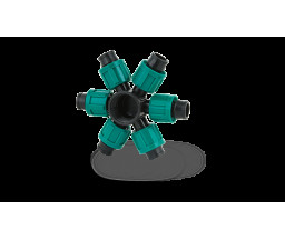 CAP DISTRIBUITOR BANDA PICURARE DRIPTAPE CU 6 CAI D.17x1"