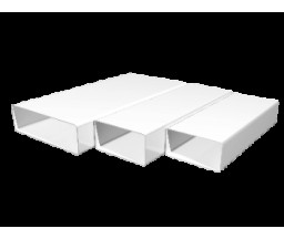 TUB VENTILARE DREPTUNGHIULAR, PVC, 60x200 mm, L 2 m