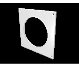 НАКЛАДКА ТОРЦЕВАЯ ДЛЯ ВОЗДУХОВОДА, ПЛАСТИКОВАЯ, 150x150 mm D 100 mm