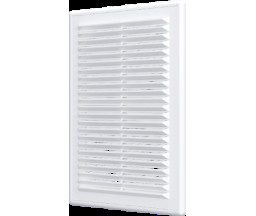 GRILA VENTILARE DREPTUNGHIULARA CU PLASA, DIN ABS-PLASTIC, 180x250 mm