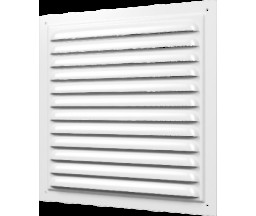 GRILA VENTILARE EXTERIOARA, DIN OTEL EMAILAT CU PLASA, 150x150 mm