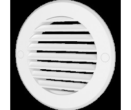 GRILA VENTILARE EXTERIOARA, ROTUNDA, DIN ASA-PLASTIC, 125 mm