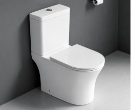 VAS WC STATIV CU REZERVOR SI CAPAC NOVA, TORNADO, EVACUARE LATERALA, ALB, 67,5x38x81 cm