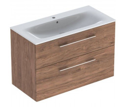 КОМПЛЕКТ МЕБЕЛИ ДЛЯ ВАННОЙ GEBERIT SELNOVA SQUARE, L.100cm, ОРЕХ