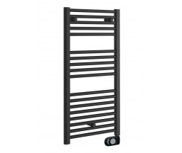 CALORIFER OTEL CORTINA EVO, ELECTRIC, PRIZA DREAPTA, 480x920mm, 500W, RAL9005, NEGRU