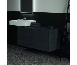 BAZA SUSPENDATA ATELIER CONCA 120CM, LEMN INCHIS