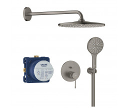 SET INCASTRAT ESSENCE SYSTEM 2 CAI, CU PLARIA RAINSHOARE MONO 310, BRUSHED HARD GRAPHITE INCASTRAT