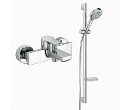 ПРОМО-КОМПЛЕКТ ДЛЯ ВАННЫ/ДУША KLUDI ZENTA SL+ДУШЕВОЙ ГАРНИТУР sDIVE 3S, ХРОМ