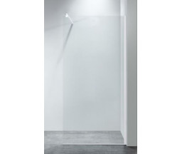 PERETE DUS NOVA WALK-IN, PR. ALB, GEAM NANOGLASS, 8mm, L.120xH.200cm