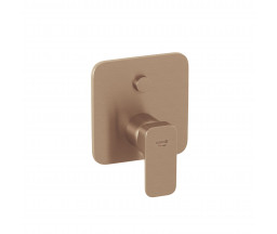 BATERIE INCASTRATA CADA/DUS RENON, DIVERTOR PUSH, BRUSHED BRONZE (fara corp 88022)