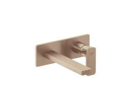 BATERIE LAVOAR INCASTRATA KLUDI RENON, PIPA 210 mm, BRUSHED BRONZE