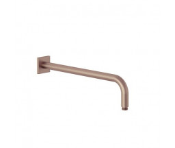 BRAT DE KLUDI A-QA, ROZETA PATRATA, MONTARE DIN PERETE, L40cm, BRUSHED BRONZE
