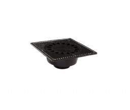 SIFON FONTA PATRAT CU IESIRE VERTICALA M125, DN110, 250x250x100 mm