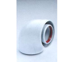 COT COAXIAL 90 GRADE, D 80/125 mm, THERM DUO 50 FT.A