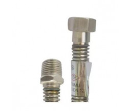 RACORD FLEXIBIL GAZ,  CROMAT, FE-FI 1/2", 300 cm