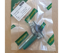 КОМПЛЕТК ХОМУТ С ИЗОЛЯЦИЕЙ И ШУРУПОМ, WALRAVEN 2S EPDM, M8/M10, D 113-118 mm
