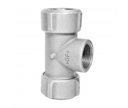 ТРОЙНИК ОБЖИМНОЙ ЧУГУННЫЙ ОЦИНКОВАННЫЙ GEORG FISCHER 1 1/2"x1 1/2"BPx1 1/2"