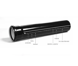 TUB CANALIZARE PP FONOABSORBANTA VALROM FONO D 50 mm, L 2000 mm